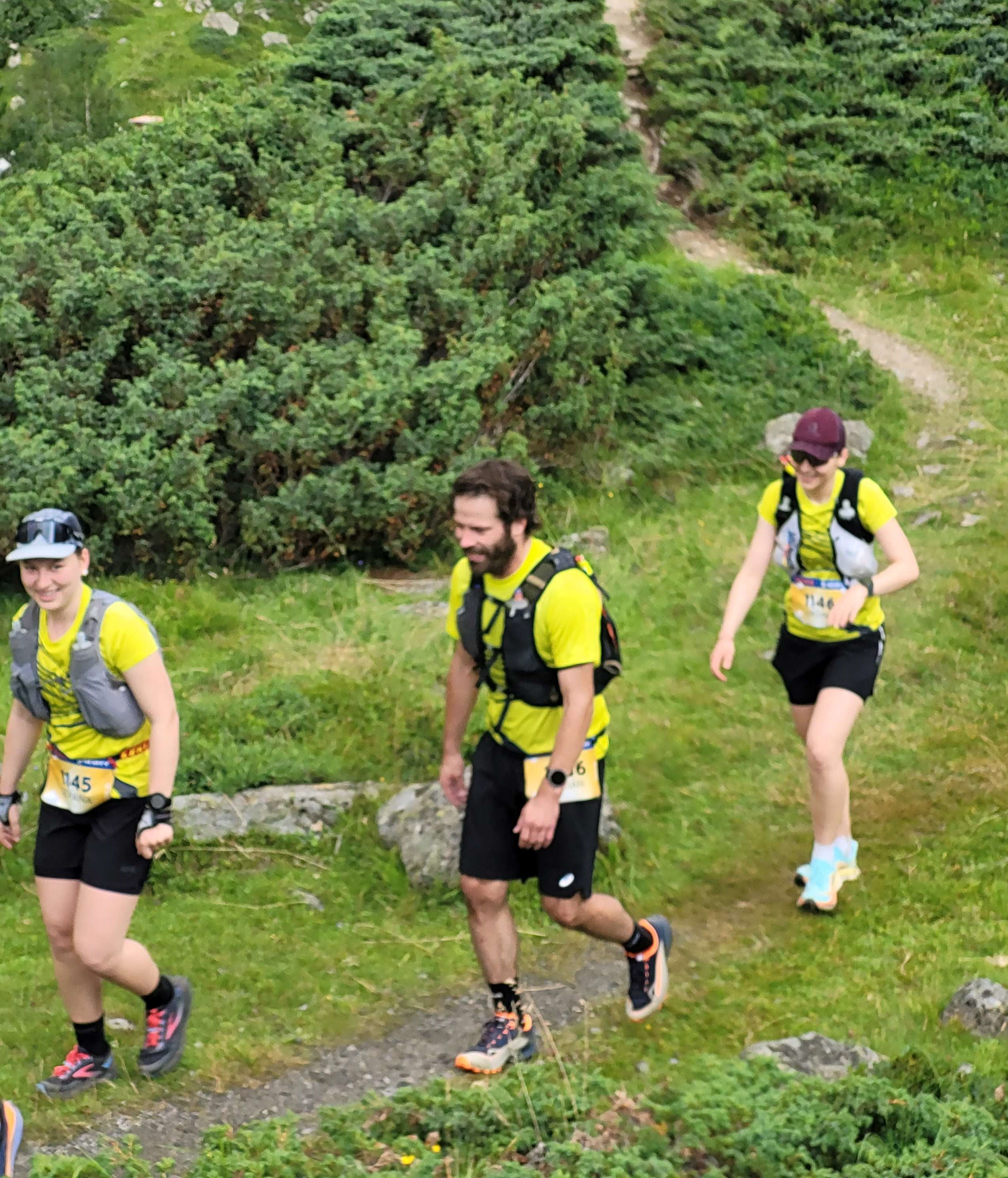 Seraina, Fabian, Ursina im Dischmatal